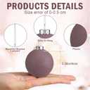 24 Pcs Neutral Textured Glass Christmas Ball Ornaments 2.36 Inch Rustic Brown Burgundy Red Cream Xmas Baubles Farmhouse Xmas Tree Decorations Modern Christmas Home Decor for Tree Holiday