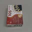 Clear Warm White Christmas Tree Lights  20 ft String of 105 Incandescent Mini Bulbs Multifunctional Lighting Modes, for Decorative, Bedroom, Outdoor, Xmas Twinkle Lights with Green Wire Total 21.6 ft