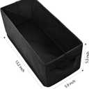 UENTIP CD Storage Box - Pack of 8 CD Case Storage - 13.2" x 5.9" x 5.3", Container holds 240 CDs in full jewel cases, 480 CDs in slim cases, and 1320 discs in CD sleeves - Black (8pack)