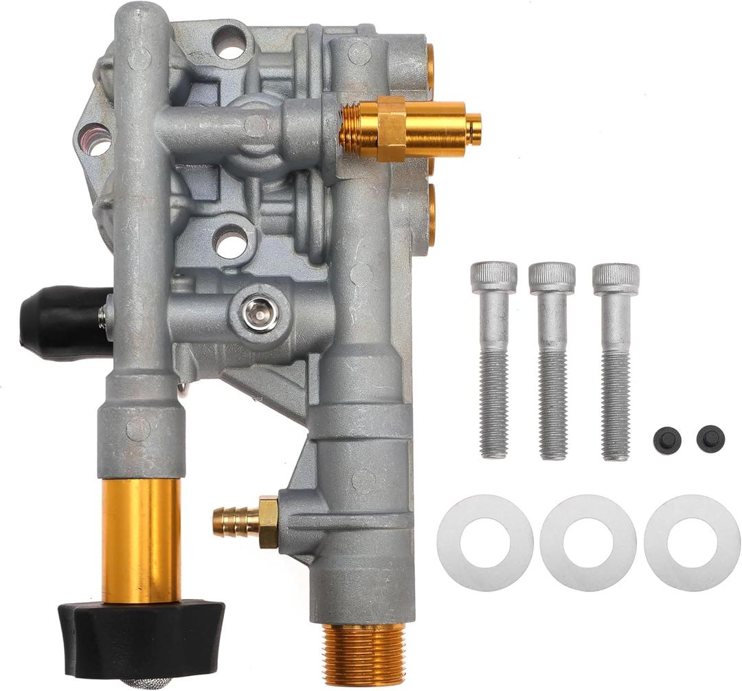 7108366 Pressure Washer Pump Manifold Replacement Kit for Axial Cam Pressure Washer Pump 510020 520006