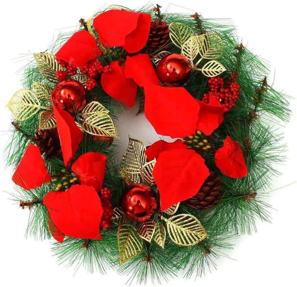 Christmas Wreath Xmas Garland Christmas Tree Door Decor Ornament