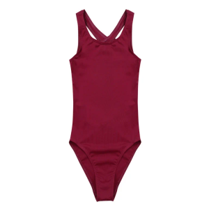 Aislor Kids Girls Ballet Dance Leotard Gymnastics Jumpsuit Bodysuit Lace Back Unitards Size 6Y