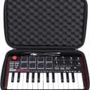 LTGEM Case Compatible with Akai Professional MPK Mini MK3 / MPK Mini Play MK3 25 Key USB MIDI Keyboard Controller, Black(Case Only)