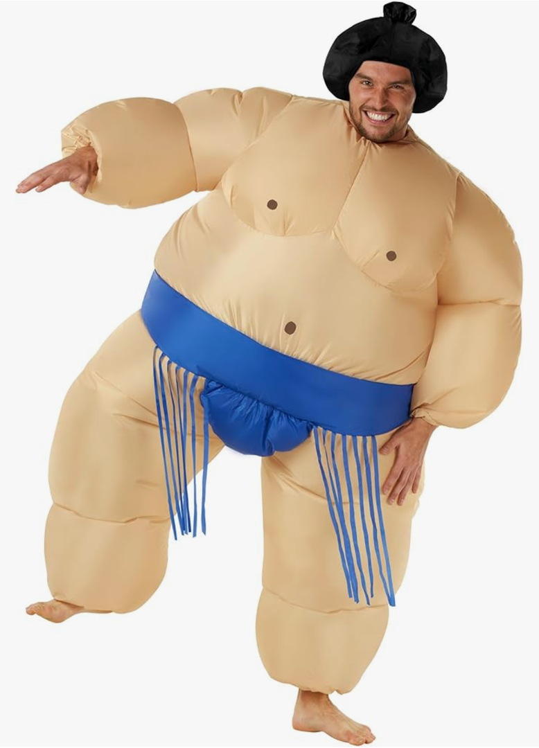 Morph Sumo Wrestling Suits For Adults, Sumo Wrestler Costume, Inflatable Halloween Costume Adult, Funny Costumes for Adults