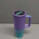 Greatyos 40 oz Tumbler with Handle and Flip Straw Lid - Upgraded Traveler 40oz Tumblers with Lids Straws Vacuum Insulated Leak Proof Stainless Steel Cup Mug Gifts for Men Women Him Her (Mermaid)