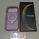 TORRAS Ostand Q3 Air for iPhone 17 Pro Max Case with 360 Magnetic Stand, Fit for MagSafe, MilGrade Drop Tested, Camera Control Button, Shockproof Phone Case for iPhone 17 Pro Max 6.9", Aurora Purple