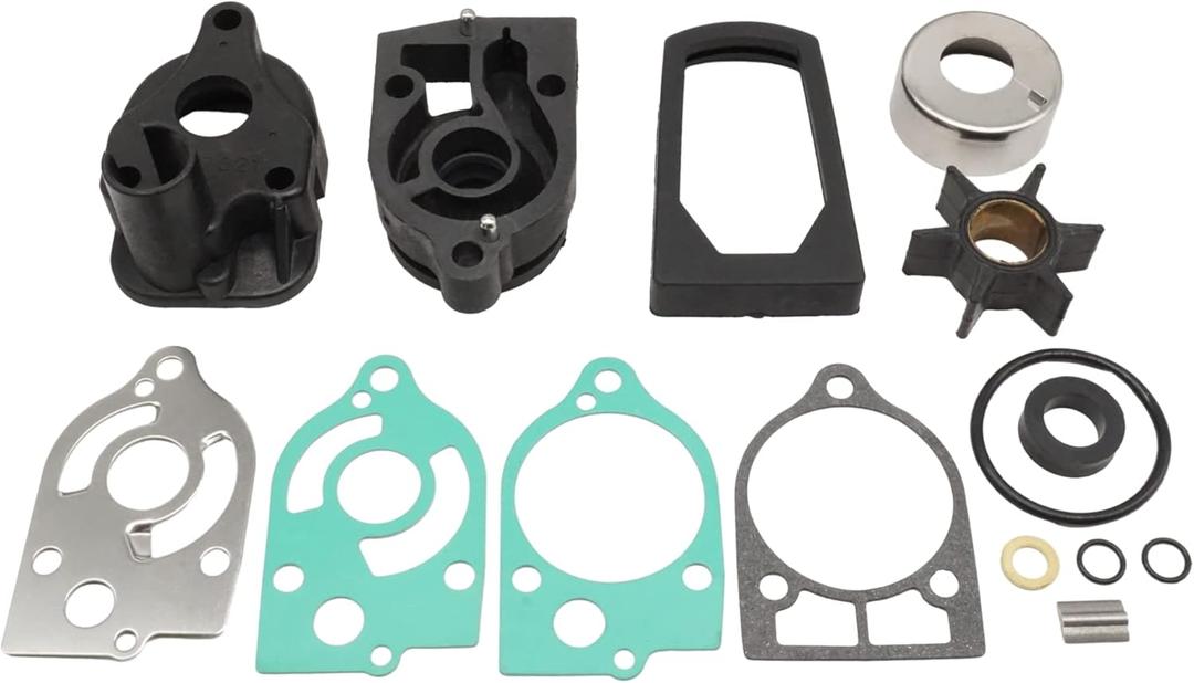 77177A3 Water Pump Impeller Kit with 20268 Impeller for Mercury and for Mariner 2-Cycle 30-70 HP Outboard Motors Replaces 46-77177A3, Sierra 18-3324