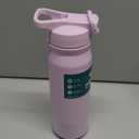 REDUCE Aura Vacuum Insulated 26 oz Water Bottle - Leak-Proof & Chug Spout for Quick Hydration - Keeps Drinks Cold for 30 Hours - Removable Handle for Travel or Gym - Soft Sit Base - Lilac Bud