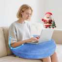 vamorry Gaming Pillow Arm Support Pillow for Bed & Sofa: Ergonomic U-Shaped Lap Pillow with Elbow Rest for Adults & Kids - Reduces Arm Pain & Fatigue During Gaming, Reading, Working & Crocheting