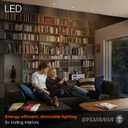 SYLVANIA LED Flood R20 Light Bulb, 50W=5W, 10 Year, 325 Lumens, E26 Medium Base, Dimmable, 2700K, Soft White - 2 Pack (73993)