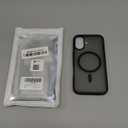 SUPFINE Magnetic for iPhone 17 Case (Compatible with MagSafe)(Military Grade Drop Protection) Translucent Matte Shockproof with Anti-Fingerprint Phone Cover,Black