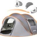 EchoSmile Pop Up Camping Tent, 2/4/6 Person Easy Setup Tent, Water Resistant Dome, Portable with Carry Bag