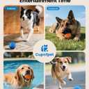 Interactive Dog Toys Ball, 2025 Upgraded Self Moving Balls and Vibrating Ball for Dogs, E-TPU Safety Material Electric Dog Toys to Keep Them Busy Rolling Balls for Small Medium Large Dogs (Blue)