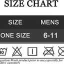 4 pairs of men's sports socks non-slip shock-absorbing (One Size, White + Black + Red + Blue)