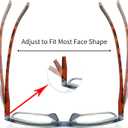 IVNUOYI 4 Pack Reading Glasses for Women Men,Blue Light Blocking Readers,Vintage Frame Eyeglasses with Spring Hinges