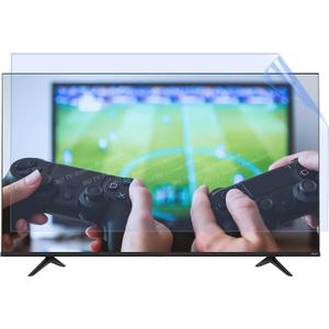 Anti Glare Film for TV 55 Inch,Out Blue Light Filter Anti Scratch Matte Film TV Glare Stopper 55 Inch TV Screen Protector Film (55" 1211*682)