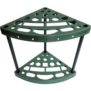 Garden Tool Organizer - Corner Storage Rack that Holds 18 Yard Tools and Broom Holder - Garage Organizers and Storage by Sto-Away