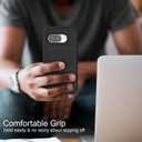 for Google Pixel 9a 2025 Case with 2 Pack Tempered Glass Screen Protector, [Holster Series] Belt Clip Kickstand Heavy Duty Shockproof Protective Cell Phone Case Cover (Black)