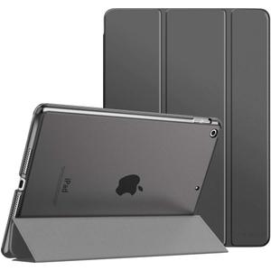 MoKo Case for iPad 10.2 iPad 9th Generation 2021/ iPad 8th Generation 2020/ iPad 7th Generation 2019, Slim Stand Hard Back Shell Smart Cover Case for iPad 10.2 inch, Auto Wake/Sleep, Space Gray