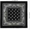 APIGANIZ 100% Cotton Bandanas, 21 x 21 inches, Set of 6