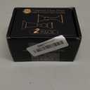 Door Stopper, 2 Pack Magnetic Door Stop, Soft-Catch Magnetic Door Catch, Door Hold Open, Stainless Steel, Brushed Satin Nickel Chrome, Hold Your Door Open Softly, Wall Mount, 2 Pack for Wide Doors