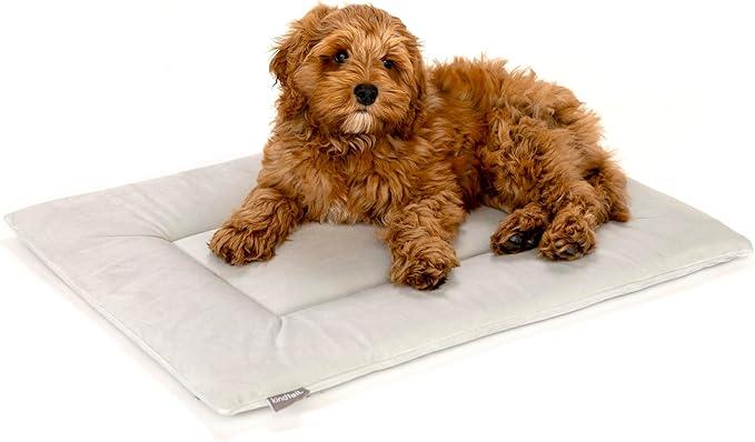 KindTail Dog Crate Pad, Soft Velvet, Reversible Dog Bed Mat, Machine Washable Dog Bed, Kennel Pad for Dogs and Cats, Dog Crate Mattress Pad for Cozy Sleeping