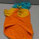 AOFITEE Medium Dog Hoodie, Warm Dog Sweater with Hood for Fall Winter, Soft Dogs Sweatshirt with Hat, Basic Hoodie for Medium Sized Dogs, Pullover with Hood for French Bulldog, Dachshund, Orange M