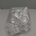 ZEAYEA Set of 6 Clear Acrylic Sugar Bowl, 14 oz Seasoning Box Condiment Pots with Spoon and Lid, Sugar Spice Salt Canister for Home Kitchen, Coffee Bar, Restaurant