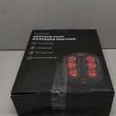 Nekteck Foot Massager with Heat, Shiatsu Heated Electric Kneading Foot Massager Machine for Neuropathy, Plantar Fasciitis, Feet Massage for Pain Relief, Circulation, Valentines Gifts for Man Woman Her (Black)