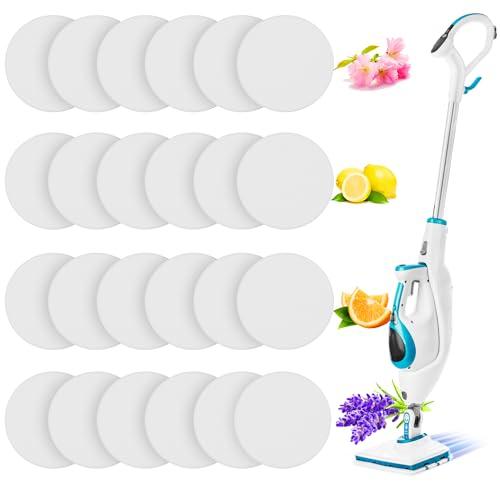 Maitys 24 Pieces Replacement Steam Mop Scent Disc Practical Fragrance Scented Pads Fragrance Discs, Compatible with Powerfresh and Symphony Series, Fits Model 1940, 1806 and 1132