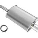 Rear Exhaust Muffler Compatible With 2012-2015 Honda Civic 1.8L Muffler Exhaust