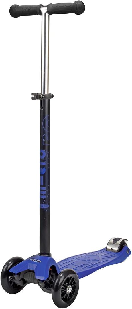 Micro Kickboard | Maxi Original Kids Scooter for Ages 5-12 | Children up to 110 lbs | 3 Wheel Lean-to-Steer Design | Adjustable T Bar | Smooth Ride PU Wheels | Swiss Design