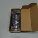 6 Pack Matte Black Interior Door Hinges Round 3.5" x 3.5 Inch 5/8" Radius Heavy-Duty Mat Hinge for Doors Standard Bedroom Work Office Door Hardware Removable Pin,Farm,Shed,Gate,Greenhouse Vent Window