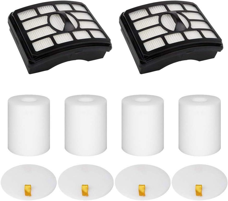 2 + 4 Pack Vacuum Filters Replacement Compatible for Shark Rotator Pro Lift-Away NV500, NV501, NV502, NV503, NV505, NV510, NV520, NV552, UV560, NV642, ZU780, ZU782, ZU785, Part Xff500 Xhf500
