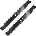 Cluparis 942-0741A 2 Pack Lawn Mower Mulching Blade 21 Inch Cutting Decks, Compatible with MTD/Cub Cadet/Troy-Bilt Replaces 742-04100, 742-0741, 742-0741A, 942-0741