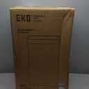 EKO Deluxe Mirage-T 50 Liter / 13.2 Gallon Touchless Rectangular Motion Sensor Trash Can, Matte Stainless Steel Finish (Deluxe 50 Liter)