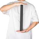 RUSPEPA Matte Black Wrapping Paper - Solid Color Matte Gift Wrapping Paper Roll Perfect for Wedding, Birthday for Men, Christmas, Baby Shower, Graduation Gift, Father's Day Gifts - 17 Inch X 16.5 Feet