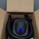 Koblenz Wet Dry Vacuum Cleaner, 2 Gallon 2.0 PHP, 60 CFM, 10 ft Reach, Twist-N-Lock Hose, Small Shop Vac, Portable Shop Vac for Home Car Garage Workshop, Accessories Included, Blue/Black, WD-2L