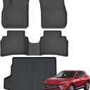 Floor Mats & Cargo Liner for 2021 2022 2023 2024 2025 2026 Buick Envision All Weather Protection TPE Rubber Floor Liners for 2026 Buick Envision Full Set Automotive Mat Accessories, Black