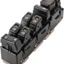 Front Left Driver Side Master Power Window Switch - Compatible for Cadillac Escalade/Escalade ESV/EXT, for GMC Yukon/Yukon XL 1500/2500 - Replace Part 15883323 10398568