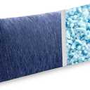 MIULEE Body Pillow for Adults Long Body Pillow for Side Sleeper Memory Foam Cooling Body Pillow for Bed Full Body Pillow for Back/ Stomach/ Side Sleeper 20x54 Inch Navy Blue