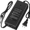 54.6V 2A Charger for Heybike Mars/Ranger, Ecotric Hammer 48V Fat, Rad Power, Raleigh, Pedego, Freego 3-Pin Male XLR Scooter 48V Lithium Battery