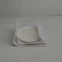 Sweese Portion Control Plates  9 Inch White Divided Plates, Set of 2 (Beige)