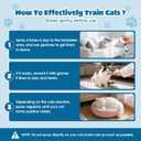 4 x Cat Deterrent Spray - Indoor & Outdoor Cat Repellent, Stops Cats from Scratching Furniture, Carpets, Sofas, Curtains and Urine Marking - Effective Anti-Scratch Training Aid (Blue)