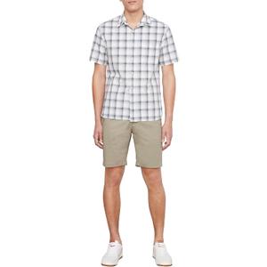 Vince men's Atwater Plaid S/S (XX-Large, Celery)