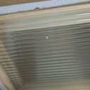 HOMEMORE Solid Wood Side Table Glass Nightstand Modern Nightstand Modern end Table No Assembly Required Accent Table for Living Room,Bedroom Log Color