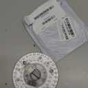 18W 4.9-Inch Ceiling Fan LED Light Replacement, Dimmable LED Retrofit Panel with 3 Color Temperatures (3000K/4000K/5000K), Energy Efficient for Living Room, Bedroom, Office - for Homeowners (White)