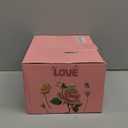 Luka Tech 35OZ Enamel Glass Flower Teapot With Removable Loose Tea Leaf Infuser Tea Maker,Gifts For Women,Mom,Mothers Day,Christmas,Birthday,Valentines Day