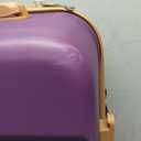 Luggage Sets 3 Piece,Suitcases with Wheels,Carry On Luggage Set,ABS Hard Case Luggage with TSA Lock Spinner Wheels(3 Piece Sets,Purple(20"/DB/TB))