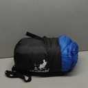 MalloMe Sleeping Bags for Adults Cold Weather & Warm - Backpacking Camping Sleeping Bag for Kids 10-12, Girls, Boys - Lightweight Compact Camping Essentials Gear Accessories Hiking Sleep Must Haves (50-80F Everyday 3 Season - Blue)